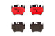 Brembo 2006 Audi A6/05-11 A6 Quattro/04-10 A8 Quattro Rear Premium Low-Met OE Equivalent Pad