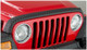 Bushwacker 98-06 Jeep TJ Trail Armor Hood Stone Guard - Black