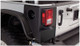 Bushwacker 07-18 Jeep Wrangler Trail Armor Rear Corners - Black 14009
