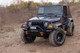 Bushwacker 97-06 Jeep Wrangler Trail Armor Hood Stone Guard and 2 Front Corners - Black