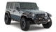 Bushwacker 07-18 Jeep Wrangler Unlimited Pocket Style Flares 2pc 4-Door Sport Utility Only - Black