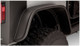 Bushwacker 07-18 Jeep Wrangler Flat Style Flares 2pc Fits 2-Door Sport Utility Only - Black