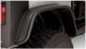 Bushwacker 07-18 Jeep Wrangler Flat Style Flares 2pc Fits 2-Door Sport Utility Only - Black