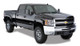 Bushwacker 07-13 Chevy Silverado 1500 Fleetside Cutout Style Flares 4pc 69.3in Bed - Black