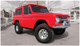 Bushwacker 66-77 Ford Bronco Cutout Style Flares 2pc - Black 20001-07