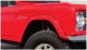 Bushwacker 66-77 Ford Bronco Cutout Style Flares 2pc - Black 20001-07
