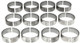 Clevite Tri Armor Top Fuel Coated Bearing HM-14 Upper Shells Only Individual Main Bearing MB3248VL(24)