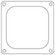 Cometic Holley 4500 Dominator Carb Gaskets .060in Fiber - Open Plenum - 10 Pack