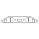 Cometic Buick 400/430 BB V8 .060in Fiber Intake Mani Gskt Set-1.172in x 2.453in Rectangle Port