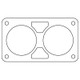 Cometic Chrysler Gen 3 6.1L 80mm Throttle Body Gasket .020in Fiber