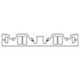 Cometic AMC 390/401 V8 Indy Head .060inch 1.20 X 2.30 KF Intake Gasket