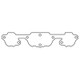 Cometic GM SB2 Small Block Aluminum/Rubber Exhaust Port Cover Set
