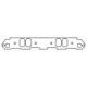 Cometic Chrysler W2 Head V8 .020in Fiber Intake Manifold Gasket Set