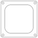 Cometic Holley 4500 Dominator .047in Fiber Carburetor Gasket - 4.775in x 4.775in - Open Plenum