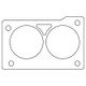 Cometic GM LT1/LT4 Gen-2 Small Block V8 .031in KF Throttle Body Gasket