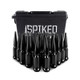 Mishimoto Mishimoto Steel Spiked Lug Nuts M12 x 1.5 24pc Set Black