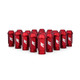 Mishimoto Aluminum Locking Lug Nuts M12x1.5 20pc Set Red