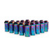 Mishimoto Aluminum Locking Lug Nuts M12x1.5 20pc Set Neo Chrome