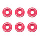 No Longer Available - Mishimoto Small Fender Washer Kit (6pcs) - Red