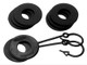 Daystar Black D Ring Isolator w/Lock Washer Kit KU70060BK