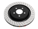 DBA 10-15 Chevrolet Camaro SS V8 Front 4000 Series Drilled Rotor