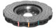 DBA 15-20 Volkswagen Golf R Front 4000 Series Cross Drilled Rotor w/Silver Hat
