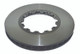 DBA 03-09 Porsche 911 996/997 GT3/GT3 RS (w/Iron Rotor) Front Left 5000 Series Slot Rotor w/Blk Hat