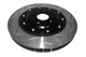 DBA T3 5000 Slotted Series w/ Black Hat Front Left 2012 Nissan GTR R35