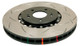 DBA 95-97 Porsche 911 Carrera Front T3 5000 Series Uni-Directional Slotted Rotor w/ Black Hat 52390BLKS