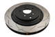DBA 09+ Nissan GTR R-35 Rear Slotted 5000 Series 2 Piece Rotor Assembled w/ Black Hat