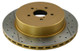 DBA 02-07 Subaru WRX STi 10 Stud Hole Rear Drilled & Slotted Street Series Rotor