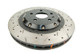 DBA 2010+ Camaro V8 SS Front Drilled & Slotted 5000 Series 2 Piece Rotor Assembled w/ Black Hat