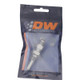 DeatschWerks 6AN Male Flare to Straight 5/16in Single Hose Barb - Anodized DW Titanium