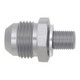 DeatschWerks 8AN Male Flare to M10 X 1.0 Male Metric - Anodized Titanium