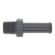 DeatschWerks 1/8in NPT Male Thread 5/16in Hose Barb - Anodized Matte Black