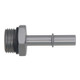 DeatschWerks 10AN ORB Male to 3/8in Male EFI Quick Connect Adapter - Anodized DW Titanium