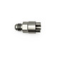 DeatschWerks 6AN Male Flare to 5/16in Female EFI Quick Connect Adapter - Anodized Matte Black