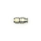DeatschWerks 6AN Female Swivel Straight Hose End PTFE (Incl 1 Olive Insert) - Anodized Matte Black