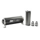 DeatschWerks Stainless Steel 8AN 100 Micron Universal Inline Fuel Filter Housing Kit (160mm)