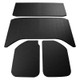 DEI 11-18 Jeep Wrangler JK 4-Door Boom Mat Headliner - 4 Piece - Black Leather Look