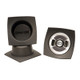 DEI Speaker Baffles 5.25in Round 6.5in Wide 6.5 Height 4in Deep Pair