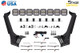 Diode Dynamics Jeep JL SS5 Pro CrossLink Windshield - White Combo Lightbar Kit