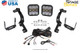 Diode Dynamics Stage Series Ditch Light Kit for 2019-Present Ram SS5 - Pro White Combo