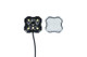 Diode Dynamics Stage Series Single Color LED Rock Light - White Diffused M8 (2-pack)