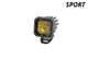 Diode Dynamics Stage Series C1 LED Pod Sport - Yellow Wide Standard ABL Each