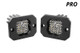 Diode Dynamics Stage Series C1 LED Pod Pro - White Flood Flush ABL (Pair)