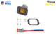 Diode Dynamics Stage Series C1 LED Pod - Yellow SAE Fog Flush ABL Each