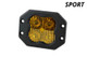 Diode Dynamics SS3 LED Pod Sport - Yellow Combo Flush (Single)