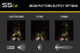 Diode Dynamics Stage Series 2 In LED Pod Pro - Yellow Flood Flush ABL (Pair)