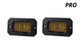 Diode Dynamics Stage Series 2 In LED Pod Pro - Yellow Flood Flush ABL (Pair)